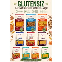 10 Lu Doğal Glutensiz Makarna Serisi 400 Gr Elbow-penne-fusulli-risoni