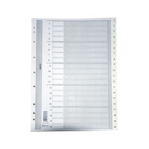 Bafix Seperatör 1-12 Rakamlı Karton A4 25 Li Paket