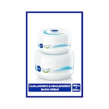 Soft Nemlendirici El Yüz Ve Vücut Bakım Kremi 100ml Ve 300ml, Jojoba Yağı, E Vitamini, Pürüzsüz Cilt