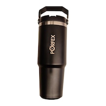 Porfex Pipetli Siyah Termos 1lt. Beyaz Porfex Pipetli Siyah Termos 1lt. Beyaz