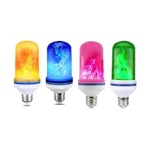 Padalink Led Alev Lambası B22, Renkli Dinamik Simülasyon, Zıplama Alev Efekti, Kablosuz Kullanım, Dayanıklı Malzeme