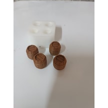 Dörtlü Mini Bidon Silikon Kalıp S923