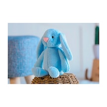 Uyku Arkadaşım Uzun Kulak Bunny Peluş Tavşan 65 Cm Mavi