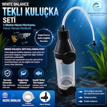 Tekli Akvaryum Kuluçka Makinesi Seti Ciklet Ve Ağızda Kuluçka Yapan Türler İçin Özel 1 Metre Hortum Ve Vana Hediyeli