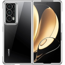 Mey İthalat Huawei Honor Magic V2 Kılıf Jasper Kapak - Gümüş