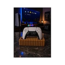 Dekoratif Playstation 5 Dualsense Stand Kahveren Bej