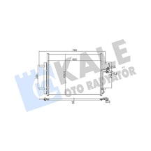 Kale 350590 Klima Radyatörü Kondanser - Ford Mondeo 2011-2015 1.6 7g9119710aa - 7g9119710ab - 7g9119710ac - 1457675 - 1460537 - 1481851 - 1563248 - 1582558 - 1716734 - 1716737 - 7g9119710ad - 7g9119710ae - 7g9119710fa - 7g9119710fb