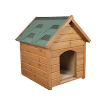 Isı Yalıtımlı Demonte Ahşap Köpek Kulübesi Medium 60 x 80 x 75 CM