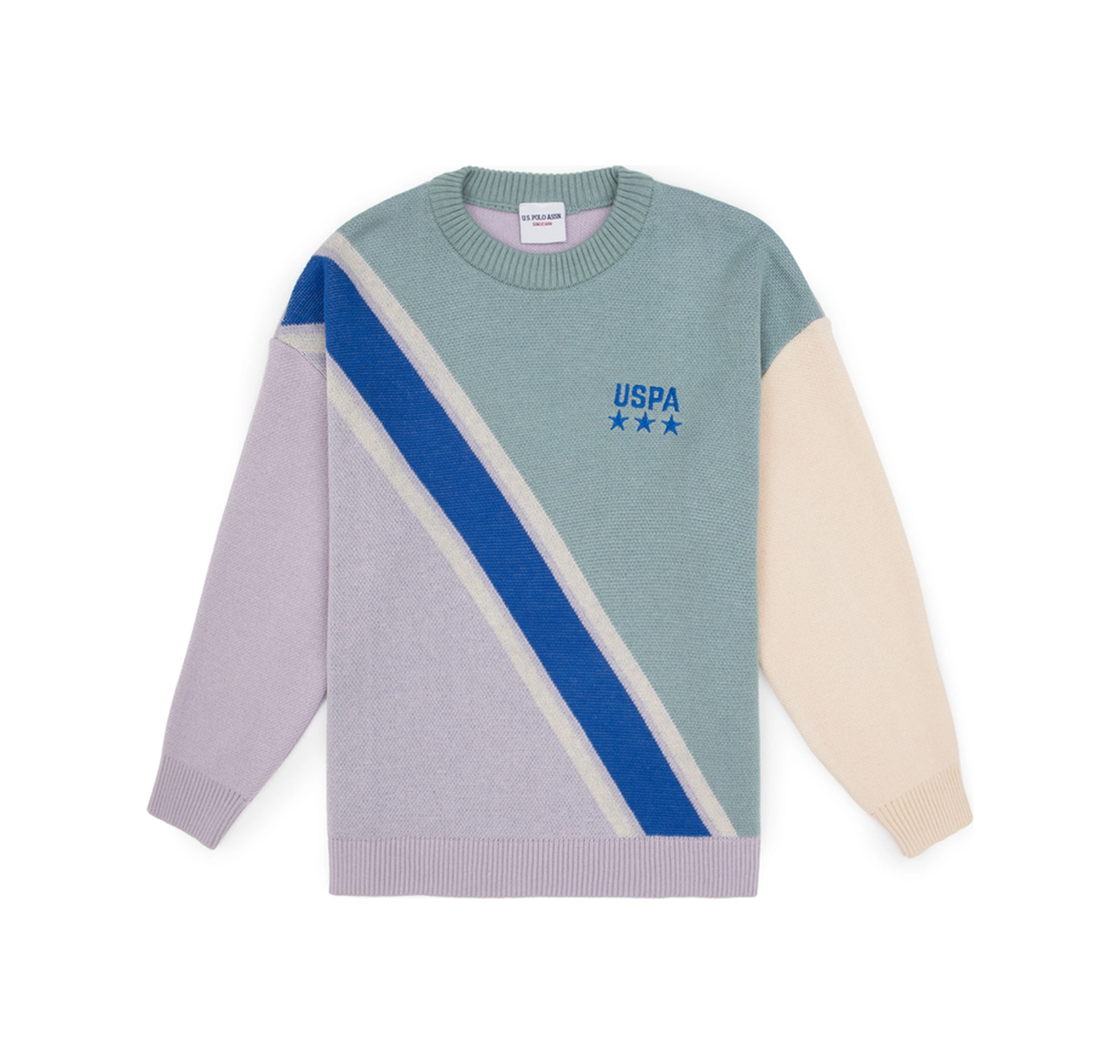 U.S. Polo Assn. Erkek Çocuk Mint Bisiklet Yaka Kazak 50315608-VR090