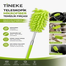 Tineke Teleskobik Mikrofiber Araç Içi Ve Temizlik Fırçası Ayarlanabilir Dimi Yok