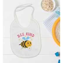BK Kids Bee Kind Tasarımlı Bebek Mama Önlüğü - Model 1