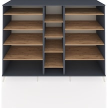 Kronos Dolap 11 Raflı 220x59x163 Antrasit-antrasit/çam Antrasıt/atlas Çam - Antrasıt