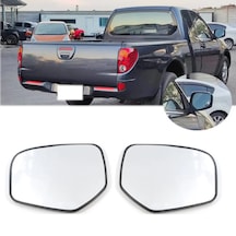 1 Adet Sağ Yan Araba Yan Ayna Cam Lens Kapı Kanat Dikiz Aynası Isıtmalı Cam Mitsubishi Trıton 2006-2015 İçin L200 2005-2011