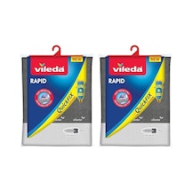 Vileda Quickfix Rapid Ütü Masası Kılıfı, Universal Ebat 2li Paket Çok Renkli