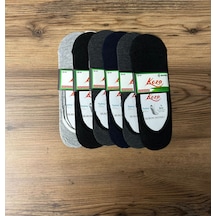 Koza Erkek Bambu Babet 6'lı Çorap Çok Renkli
