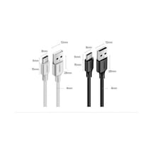 Usb Type-c Şarj Ve Data Kablosu, Siyah 1 Metre
