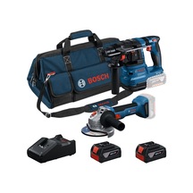 Bosch GBH 185-LI + GWS 18V-8 + 2x4.0AH Set