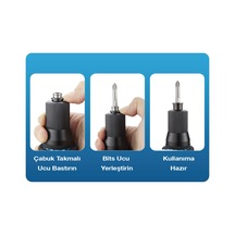 6mm. 1700 Rpm Shut-off Düz Havalı Tornavida