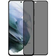 Microsonic Samsung Galaxy Uyumlu S21 Privacy 5d Gizlilik Filtreli Cam Ekran Koruyucu Siyah