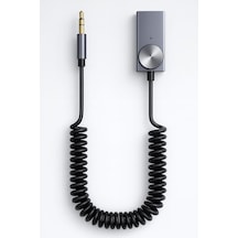 Aux Bluetooth 5.0 Alıcı Adaptör Mikrofonlu Usb Beslemeli Araç Ve Ev Tipi Ses Sistemlerine Uyuml