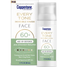 Coppertone Every Tone Spf60+ Age Uv Defense Şeffaf Yüz Güneş Kremi 50ml