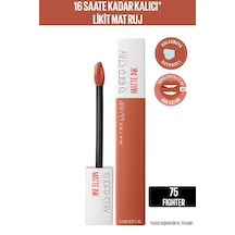 Maybelline New York Super Stay Matte Ink Likit Ruj 75 Fighter