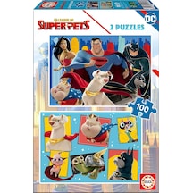 Educa 2x100 Disney Süper Evcil Hayvanları Puzzle - Kız Ve Erkek Çocuk - 6-8 Yaş 1 Adet