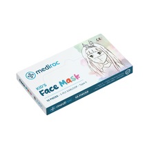 Mediroc Çocuk Meltblown Filtreli 3 Katlı Telli Medikal 10 Lu Çocuk Maskesi