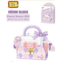 Benisa Shop Loz Micro Block Sweet Bag Mor Serisi 350 Parça  Tatlı Çanta Yapım Seti Oyuncak Seti
