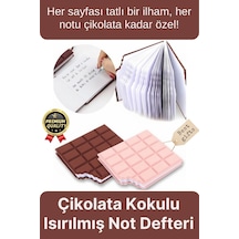 Özel Tasarım Eğlenceli Hediyelik Isırılmış Lezzet Gerçekçi Çikolata Görünümlü Kokulu Not Defteri Diğer