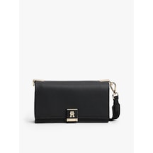 Tommy Hilfiger Th Her Mını Crossover Kadın Siyah Çanta - Aw0aw17949 Siyah