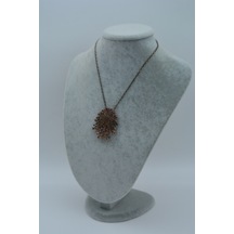Stoneage Zirkon Taşlı Broş Hem Broş Hem Kolye Olarak Kullanılır