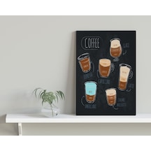 Bk Home Coffee Tasarımlı Kanvas Tablo 30X50Cm-20 (512116076)