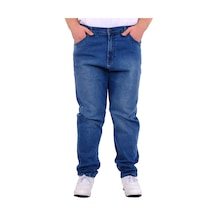 Mode Xl Büyük Beden Erkek Pantolon Klasik Kot 21920 Açık Mavi Açık Mavi