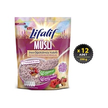 Eti Lifalif İnce Öğütülmüş Müsli Hibiskuslu 12 x 250 G