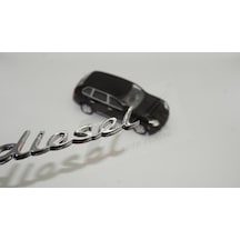 Porsche Diesel Krom Abs 3M 3D Çamurluk Yanı Yazı Logo Ürü