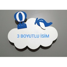 Hdrlazerdizayn Ahşap Bulut Model Bebek Odası Duvar Ve Kapı Süsü