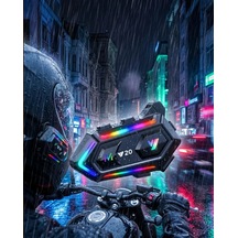Bluetooth 5.3 Motosiklet Kask Intercom Kulaklık 1000 Metre Ipx6 Su Geçirmez 89746991