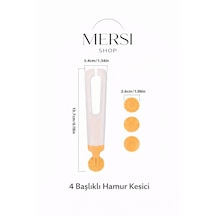 4 Başlıklı Hamur Kesici Ve Şekillendirici Aparat Değiştirilebilir Desenli