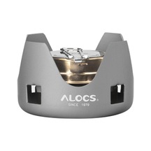 Alocs Gri Sırt Çantasıyla Seyahat Kampı Için Alüminyum Standlı Gri