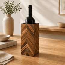 Dona Collection Şaraplık Dekoratif Şarap Şişesi Standı