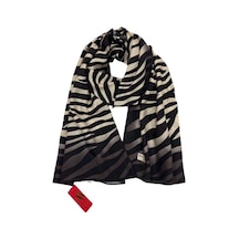 Armine Modal Şal - Zebra Model - Kahve Kahve