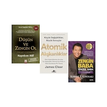 Dusun Ve Zengin Ol + Atomik Aliskanliklar + Zengin Baba Yoksul Baba 3 Set
