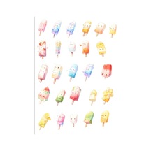 Sevimli Dondurmalar Sticker Set