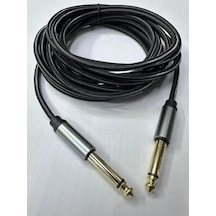 5 Metre 6.3 Mm Mono Amfi Kablosu 5 Metre 6.3 Mm To 6.3 Mm Kablo