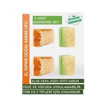 Doğal Kabak Lifli Aloe Vera Sabunu 4 Lü Set - 317805526 Diğer