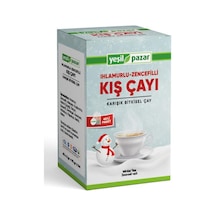Yeşil Pazar Kış Çayı Ihlamurlu Zencefilli 45 Poşet Çay