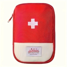 Gateesat Kırmızı Renk, Kompakt Taktik İlk Yardım Çantası - Seyahat, Ev, Araç Ve Kamp İçin