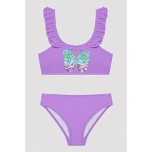 Penti Kız Çocuk Butterfly Halter Lila Bikini Takımı Pl771mop24ıy-la63