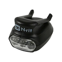 N-rit Unisex Lamba Ultra Bright - İki Modlu 3 Led Şapka Lambası, Siyah, Tek Beden, S, M, L Veya Xl, 200274 Çok Renkli